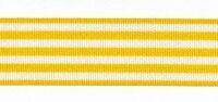 Berisfords Stripes Ribbon (Value Roll) 106 Yellow