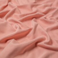 100% Cotton Ottoman Rib Stretch Knit Fabric Pink