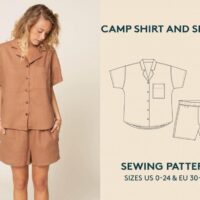Wardrobe By Me Paper Sewing Pattern Camp Shirt & Shorts