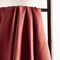 Atelier Brunette 100% Cotton Gabardine Fabric Chestnut