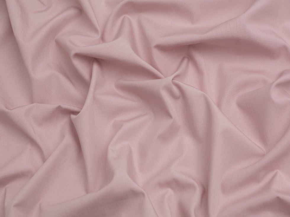 Organic 100% Cotton Poplin Fabric Blush