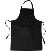 Apron, L: 89 cm, W: 66 cm, size M-XL cm, 210 g, black, 1 pc