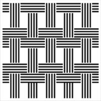 12x12 Stencil Basketweave