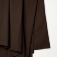 Atelier Brunette Light Cotton Gabardine Fabric Oat Chocolate