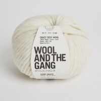 Wool and the Gang Crazy Sexy Wool Super Chunky Yarn Ivory White