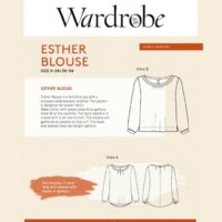 Wardrobe By Me Paper Sewing Pattern Esther Peasant Blouse