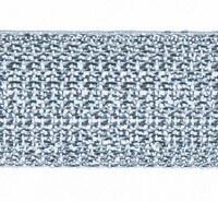 Berisfords Metallic Grosgrain Ribbon (Value Roll) 100 Silver