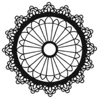 12x12 Stencil Petal Mandala