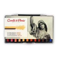 Conte - Colour Carres - 12 Assorted - Portrait