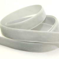 Berisfords Velvet Ribbon Mini Roll 9702 Silver