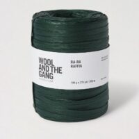 Wool and the Gang Ra-Ra Raffia Yarn Bottle Green