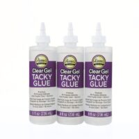 Aleenes Clear Gel Tacky Glue 8-oz. 3 Pack