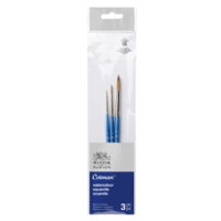 Winsor & Newton Cotman Brush Short Handle V2 - Set of 3