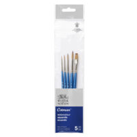 Winsor & Newton Cotman Brush Short Handle V1 - Set of 5