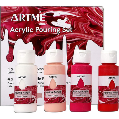 Artme Pouring Acrylic Paint Art Set (Rose Quartz)