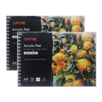 ARTME A4 Acrylic Pad 12 Sheets 400gsm - 2pk