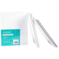 Exerz 20x25cm Canvas Panels 12pcs 280GSM/ Artist Canvas Board 100% Cotton 0.3cm Thinkness