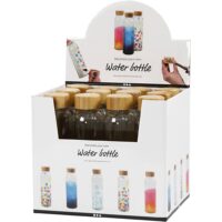 Water bottle, H: 22 cm, dia. 6,7 cm, 500 ml, 12 pc/ 1 pack