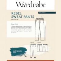 Wardrobe By Me Paper Sewing Pattern Rebel Sweat Pants