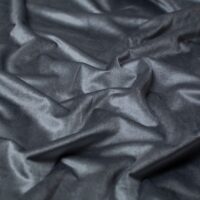 Belissimo Heavy Velvet Stretch Knit Fabric Grey