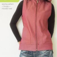 Waffle Patterns Paper Sewing Pattern Dropje Hooded Vest