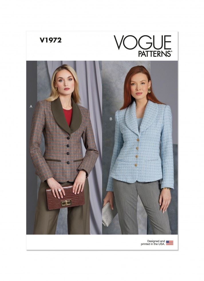 Vogue Paper Sewing Pattern 1972