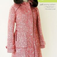 Waffle Patterns Paper Sewing Pattern Pepernoot Hooded Coat