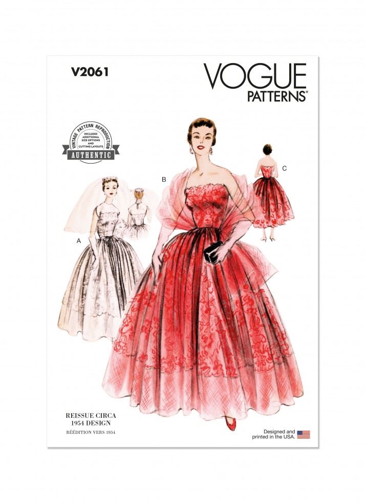 Vogue Paper Sewing Pattern 2061