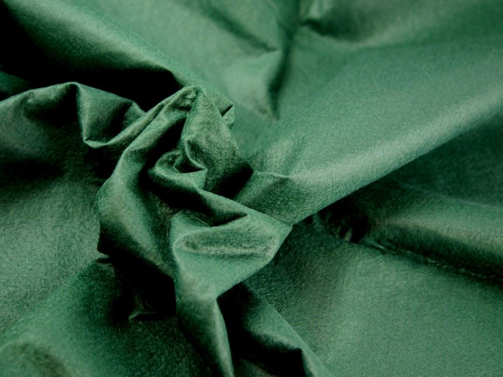 Deadstock Wool Felt Fabric Holly Green
