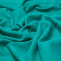 Blades Textured Cotton Linen Fabric Peacock Turquoise