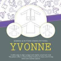 Bobbins and Buttons Paper Sewing Pattern Yvonne Coatigan