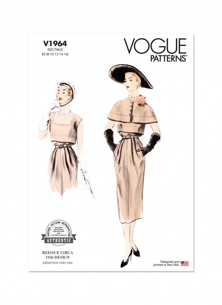 Vogue Paper Sewing Pattern 1964
