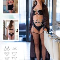 Booby Traps Paper Sewing Pattern Cage Bra & Briefs