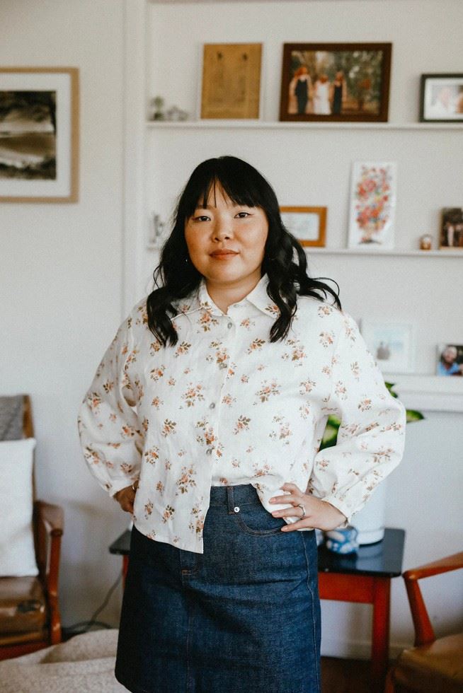 Common Stitch Paper Sewing Pattern Bellbird Button Up