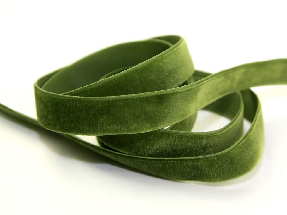 Berisfords Velvet Ribbon Mini Roll 9549 Moss