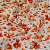100% Craft Cotton Fabric Orange