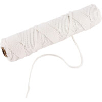 Candle Wick for stearin, Suitable for moulded candles with a diameter of 50–70 mm, 100 g, 80 m/ 1 roll