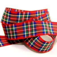 Berisfords Woven Tartan Ribbon (Value Roll) 7 Royal Stewart