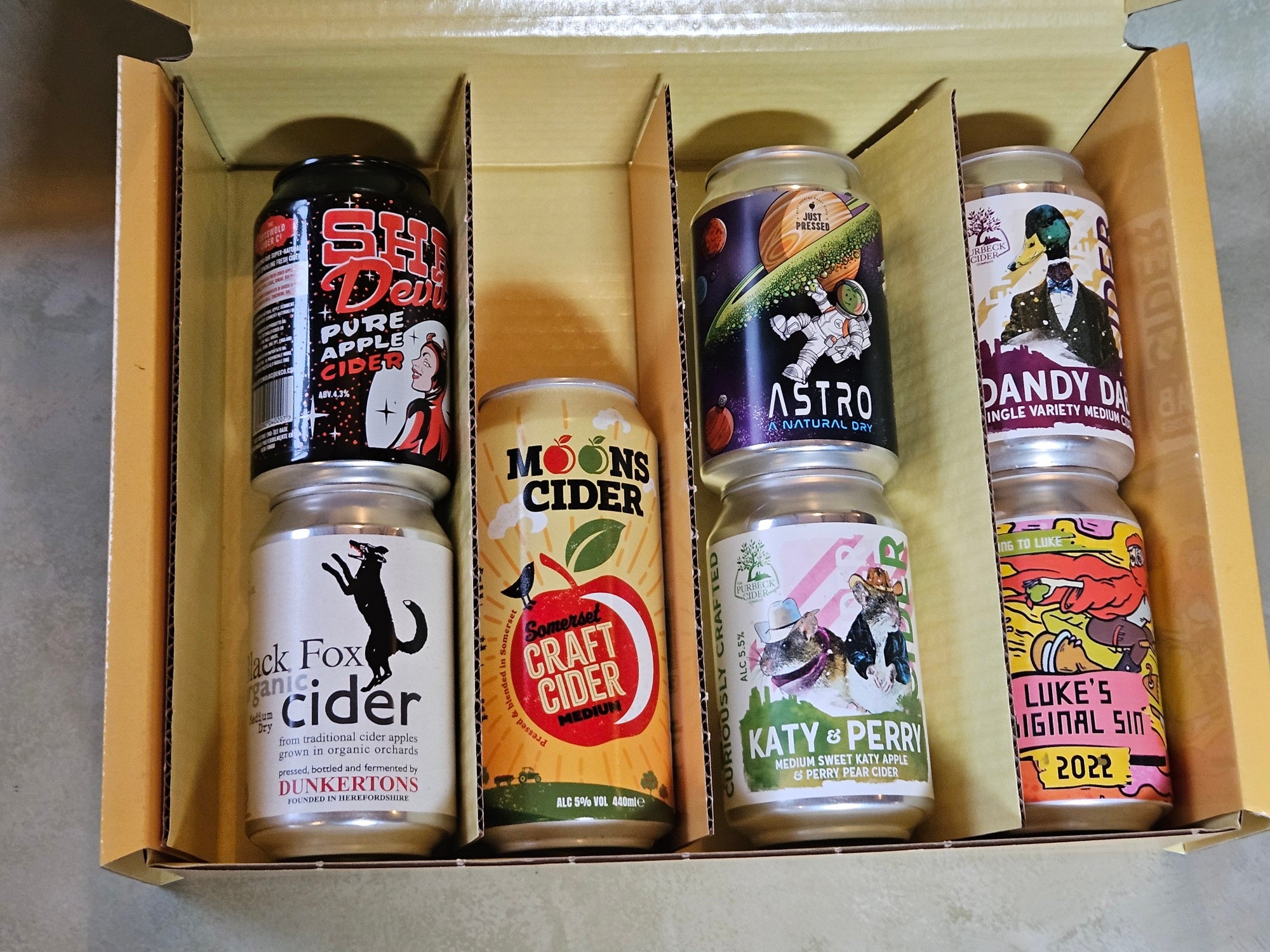 Craft Cider Can Selection Gift Box - - Cider Gifts - Crafty Nectar Cider Co