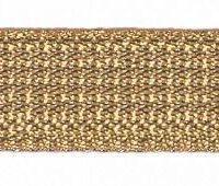 Berisfords Metallic Grosgrain Ribbon (Value Roll) 200 Gold