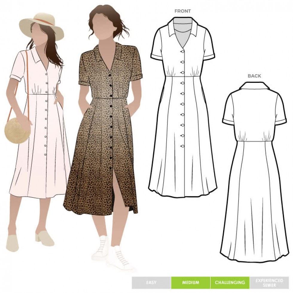 Style Arc Paper Sewing Pattern Armidale Dress