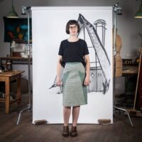 Blueprints for Sewing Paper Sewing Pattern A Frame Pencil & A Line Skirt