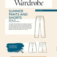 Wardrobe By Me Paper Sewing Pattern Summer Pants & Shorts
