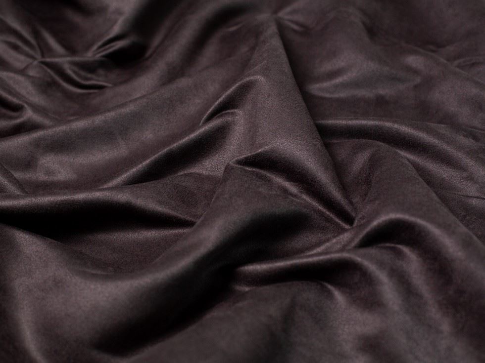 Water Repellent Faux Suede Fabric Charcoal