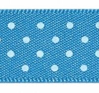 Berisfords Micro Dot Ribbon (Value Roll) 76 Cornflower