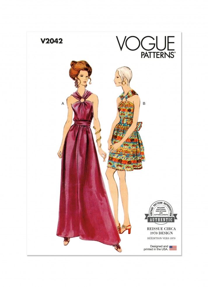 Vogue Paper Sewing Pattern 2042