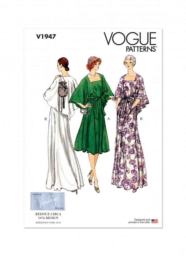 Vogue Paper Sewing Pattern 1947