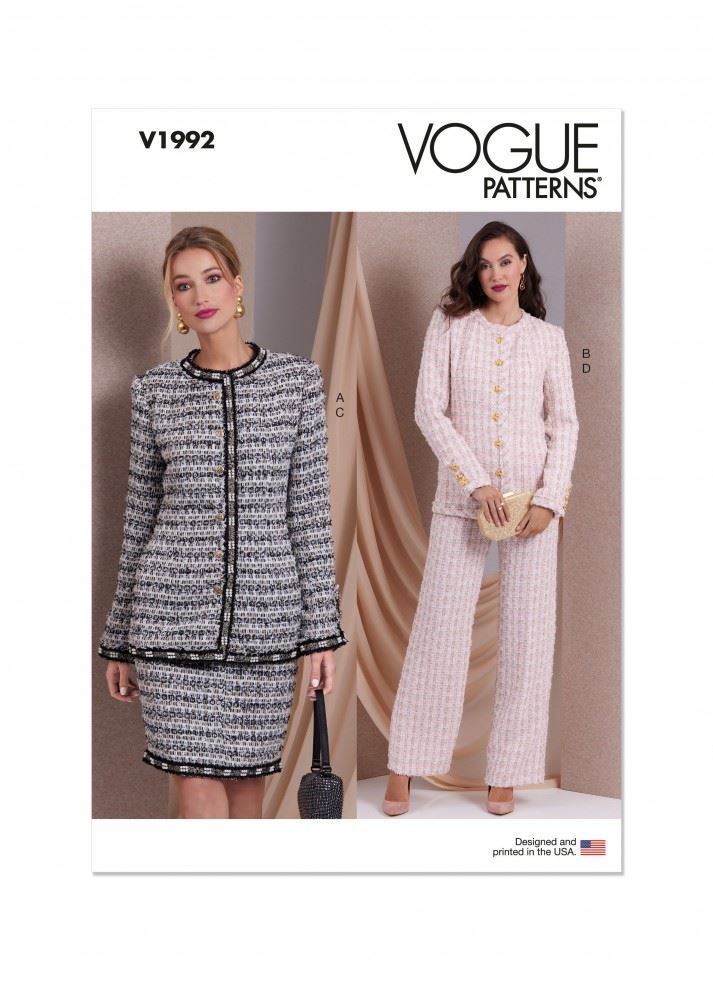 Vogue Paper Sewing Pattern 1992