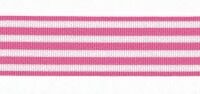 Berisfords Stripes Ribbon (Value Roll) 113 Pink