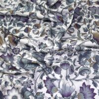 100% Cotton Fabric Grey